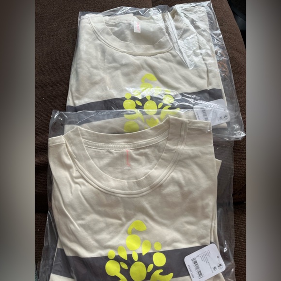 NWT FREE PEOPLE MOVEMENT Inspire Logo Layer DBL Stripe Buti Ivory Combo MSRP $58 - Picture 6 of 9